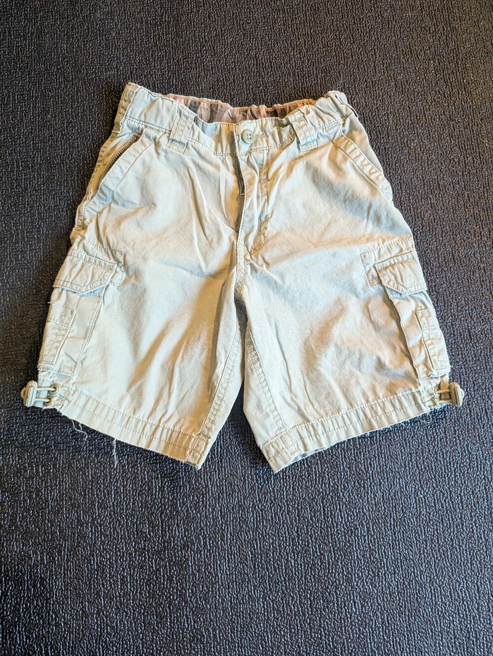 Retro Boys Light Green Cargo Shorts